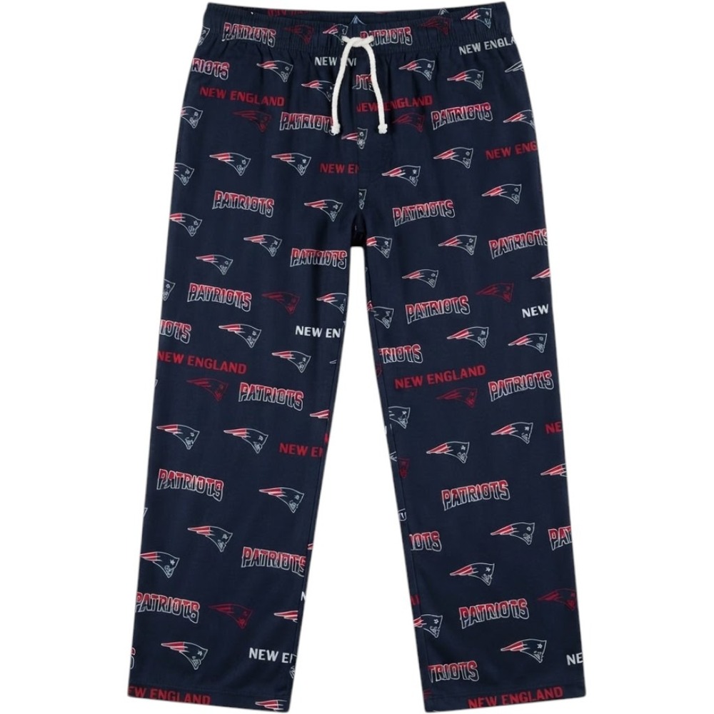 NFL Team Apparel New England Patriots Womens Pajama Pants Navy Blue Med NEW